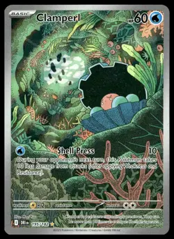 Pokemon TCG SV10: Destined Rivals #195/182 Clamperl - Image 1