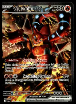 Pokemon TCG SV09: Journey Together #182/159 Volcanion ex - Image 1