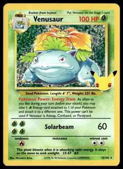 Pokemon TCG Celebrations: Classic Collection #15/102 Venusaur - Image 1