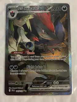 Pokemon N's Zoroark EX Special Illustration 185/159 Journey Together - Image 1