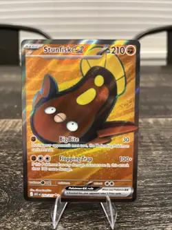 Stunfisk ex Full Art Ultra Rare 252/217 Pokemon Ascended Heroes English NM - Image 1