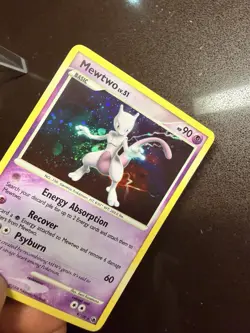 Pokemon Mewtwo Lv.51 #9/100 Majestic Dawn 2008 Holo Rare LP - Image 4