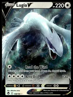 Pokemon TCG SWSH12: Silver Tempest #138/195 Lugia V - Image 1