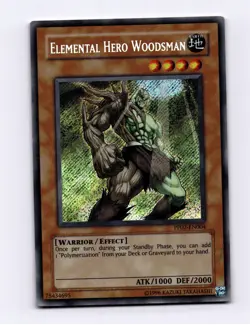 Elemental Hero Woodsman Secret Rare Premium Pack 2 Unlimited PP02-EN004 - Image 1
