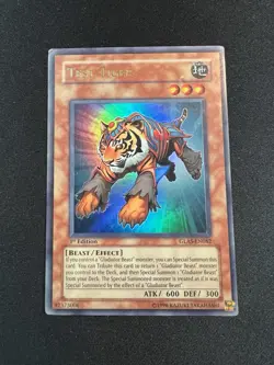 Yu-Gi-Oh Test Tiger (LP) 1st Edition GLAS-EN082 Ultra Rare - Image 1