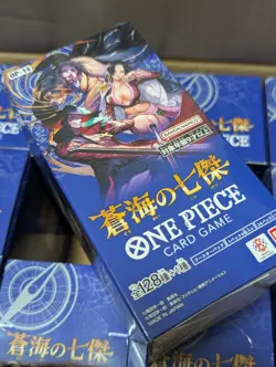 One Piece OP-14 Seven Heroes of the Blue Booster Box Sealed Japanese w/Promo - Image 3