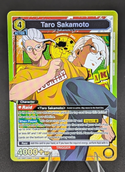 Union Arena Taro Sakamoto UE19BT/SMD-1-026 (SR) - UE19BT: SAKAMOTO DAYS - Image 1