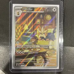 Pokemon TCG Herdier White Flare Illustration Rare Card 155/086 - Image 1