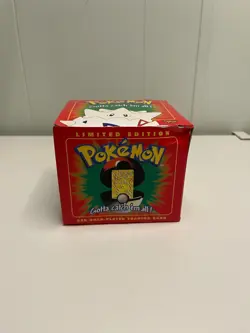 Pokemon Burger King 1999 Togepi Limited Edition 23k Gold Plated Trading Card - Image 2