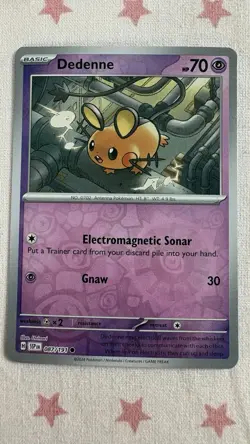 Dedenne 087/191 Surging Sparks Reverse Holo Pokemon TCG Card - Image 1