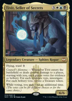 Tivit, Seller of Secrets [Streets of New Capenna Commander] - Image 1