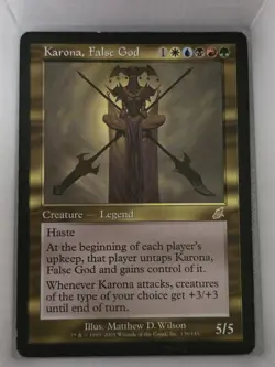 Karona, False God - R from SCG #138 - in LP-LP Condition - Image 1