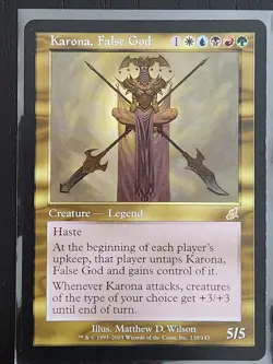 Karona, False God #138 [Scourge] MTG English Regular NM *Actual Picture - Image 1