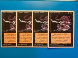 MTG 4x Word of Binding Core Set 4th Edition OLD SCHOOL Magic the Gathering x4 NM - Image 1