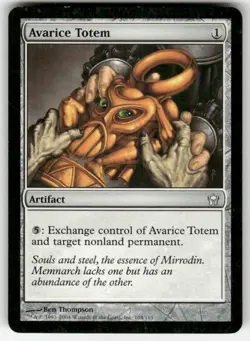 Avarice Totem 104 UC Fifth Dawn NM Magic: The Gathering - Image 1