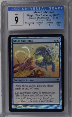 IDEAS UNBOUND Saviors of Kamigawa Foil C CGC 9 Q+ MTG [Nostalgium] - Image 1