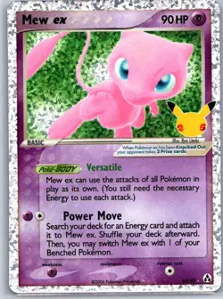 Pokemon TCG Mew ex Holo Celebrations: Classic Collection 88/92 NM - Image 1
