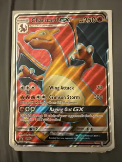 Pokemon TCG Jumbo Charizard-GX Black Star Promo SM60 Oversized Card - Image 1