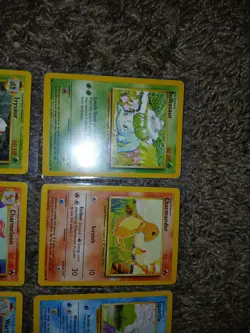 Lot Of 6 Base Set Starter pokemon cards First Form &Ivysaur Wartortle Charmeleon - Image 2