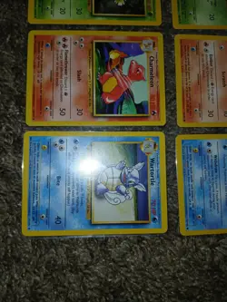 Lot Of 6 Base Set Starter pokemon cards First Form &Ivysaur Wartortle Charmeleon - Image 5