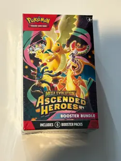 Pokemon TCG Ascended Heroes Booster Bundle (6 packs!) - Brand New - SEALED - Image 1