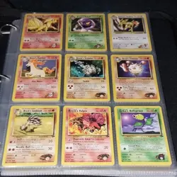Pokemon TCG Gym Challenge 82 Card Lot Pikachu Eevee Ninetales Sabrina Giovanni - Image 1