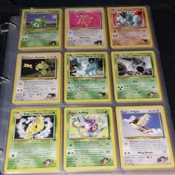 Pokemon TCG Gym Challenge 82 Card Lot Pikachu Eevee Ninetales Sabrina Giovanni - Image 3
