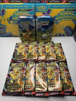 HEAVY 22.9g Ascended Heroes Booster Packs (10) Pokemon TCG English - Image 1