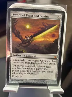 MTG | Magic the Gathering | Sword of Feast and Famine | Mirrodin Besieged - Image 1