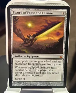MTG | Magic the Gathering | Sword of Feast and Famine | Mirrodin Besieged - Image 2