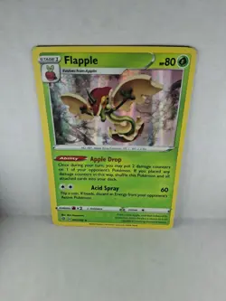 Flapple 022/192 - Swsh02 Rebel Clash Holo NM Pokemon TCG - Image 1