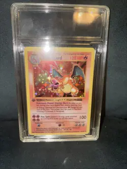 1999 Pokemon 1st Edition Shadowless Base Set Charizard 004/102 Holo Rare - Image 1
