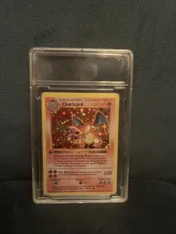 1999 Pokemon 1st Edition Shadowless Base Set Charizard 004/102 Holo Rare - Image 3