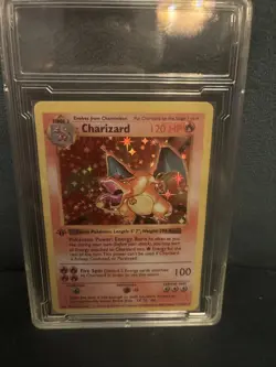 1999 Pokemon 1st Edition Shadowless Base Set Charizard 004/102 Holo Rare - Image 4