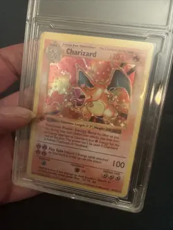 1999 Pokemon 1st Edition Shadowless Base Set Charizard 004/102 Holo Rare - Image 5