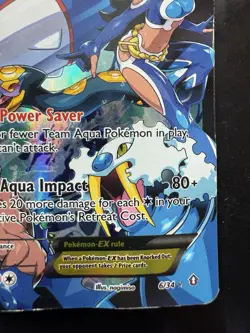 Pokemon Team Aqua's Kyogre EX 6/34 Double Crisis Holo (MP) - Image 5