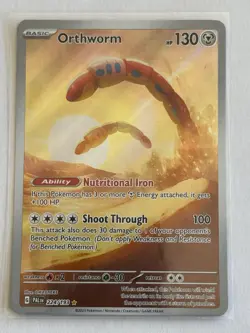 Pokemon TCG Orthworm 224/193 Holo Illustration Rare Paldea Evolved - Image 1