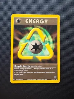 Neo Genesis Recycle Energy 105/111 Rare Pokemon Unlimited HP - Image 1