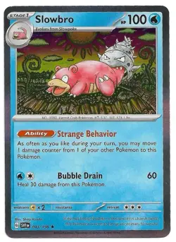 Slowbro 043/198 Rare Scarlet & Violet Pokemon Holo Near Mint - Image 1
