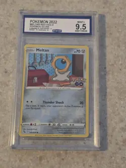 2022 Pokemon Meltan Rev-Holo Pokemon Go CCG 9.5 Mint+ - Image 1