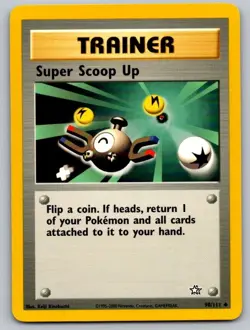 Super Scoop Up 98/111 Uncommon Neo Genesis Pokemon Unlimited Lightly Played - Image 1