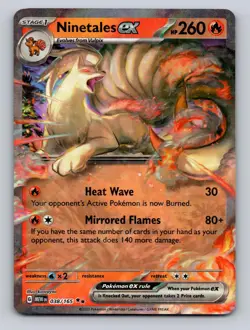 Ninetales ex 038/165 Double Rare 151 Pokemon Holo NM/LP - Image 1