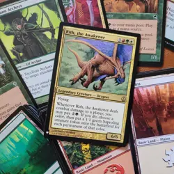 Magic Commander Deck MTG 100 - *ELVES/ELF* Red White Green Dragon Makes Tokens - Image 1