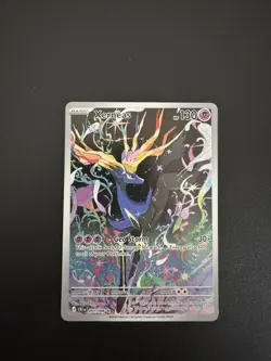 Pokemon TCG Xerneas Illustration Rare Full Art Holo 091/086 Chaos Rising - Image 1