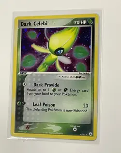 Pokemon Dark Celebi 4/101 Hidden Legends Holo Rare Holo 70 HP English 2004 - Image 1