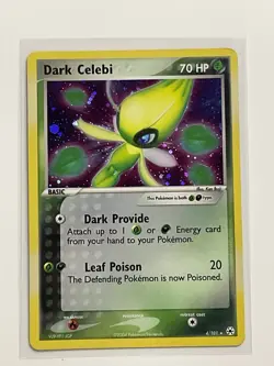 Pokemon Dark Celebi 4/101 Hidden Legends Holo Rare Holo 70 HP English 2004 - Image 2