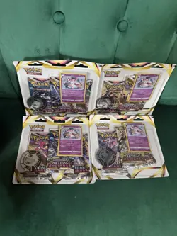 4x Pokemon TCG Astral Radiance Triple Booster Blister Sylveon Promo - Image 1