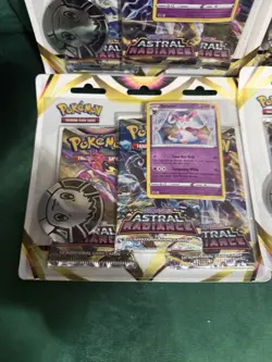 4x Pokemon TCG Astral Radiance Triple Booster Blister Sylveon Promo - Image 2
