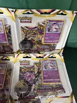 4x Pokemon TCG Astral Radiance Triple Booster Blister Sylveon Promo - Image 3