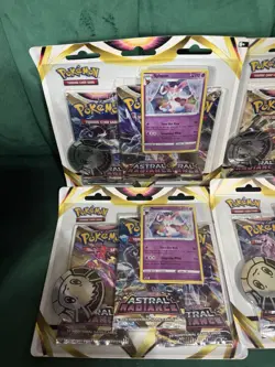 4x Pokemon TCG Astral Radiance Triple Booster Blister Sylveon Promo - Image 4